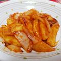 ポパイ474's cooksnap of when they made お弁当に！玉葱とじゃが芋のケチャ炒め.
