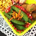 うさぎ姫っこ's cooksnap of when they made お弁当にも♪スナップえんどうのきんぴら☆.