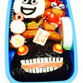 yuyuyu☆彡's cooksnap of when they made 妖怪ウォッチ どんどろ キャラ弁 簡単.