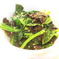 ring51's cooksnap of when they made ほうれん草と海苔の和え物.