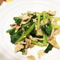 neruco430's cooksnap of when they made 豚肉入り小松菜と舞茸炒め.