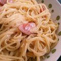 たなばたこん's cooksnap of when they made ヨーグルトであっさり！時短カルボナーラ.