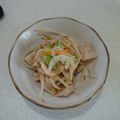 ゆきちのんたん's cooksnap of when they made もやしと豚肉のあっさりしゃぶしゃぶ和え.
