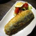 たなか家's cooksnap of when they made ポテトを抱いた♪イワシコロッケ.
