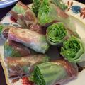 dyupoopoo's cooksnap of when they made スモークサーモン in 生春巻き.