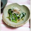 ＴＯＭＯＷＡＴ's cooksnap of when they made 冬～春菊と大根のさっぱり酢の物♪.