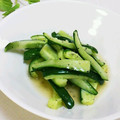 旦那は皿洗い's cooksnap of when they made きゅうりの簡単中華風和え物.