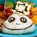 ha☆a's cooksnap of when they made 妖怪ウォッチキャラ弁☆ツチノコパンダ.