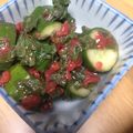 acc09's cooksnap of when they made 簡単美味♪1分で大葉と梅香るキュウリ和え.