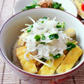 SP♪'s cooksnap of when they made しらす干し・油揚げで大根おろしご飯.