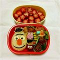 りおん、えれんママ's cooksnap of when they made セサミストリート♪バート＊キャラ弁.