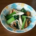 pinky-m's cooksnap of when they made うどんスープで味決定✿小松菜と平天の煮物.