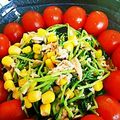 ゆかまま♡'s cooksnap of when they made トマトで鮮やかに☆ツナと豆苗のサラダ.