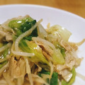 かもり。's cooksnap of when they made レタス・もやし・豚のあんかけ炒め.