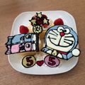 いくたんmama's cooksnap of when they made ドラえもん　バースディケーキ.
