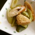 かたのさくら's cooksnap of when they made 味がしみてる厚揚げと竹輪の煮物甘辛味.
