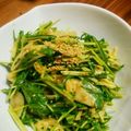 陰陽座's cooksnap of when they made 海苔の佃煮ｄｅ水菜の海苔わさマヨサラダ.