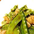 yu−ka☆'s cooksnap of when they made ＊さやえんどうの煮物＊.