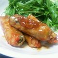 アスカ0802's cooksnap of when they made いんげん＊人参！豚deクルクル照焼♪.