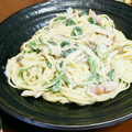 ぴょん吉Cafe's cooksnap of when they made 牛乳で♡ほうれん草のｸﾘｰﾑﾊﾟｽﾀ.