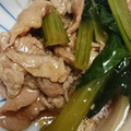 chishuha's cooksnap of when they made 豚肉と小松菜のオイスターソース炒め.