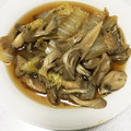 Haruru☆Mii's cooksnap of when they made お揚げと白菜、舞茸の炊いたん.