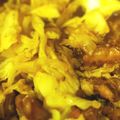 sara99's cooksnap of when they made 鶏レバーとキャベツの炒め物.