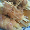 リトア's cooksnap of when they made ボリューム＆ヘルシー豚肉のもやし巻き.