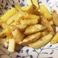 花団子＊'s cooksnap of when they made あげない皮付きフライドポテト.