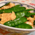 rie-tin's cooksnap of when they made 絹さやと卵の炒め物.