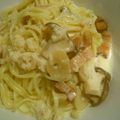 liutan's cooksnap of when they made ほたて♡ベーコン♡きのこのパスタ♪.