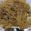 しぽ★'s cooksnap of when they made 簡単☆豚キムチパスタ☆包丁不要.