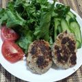 toko0909's cooksnap of when they made ミンチとおからのハンバーグ.