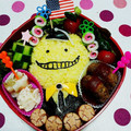 ともにゃん♪ズラ♪'s cooksnap of when they made 暗殺教室☆殺せんせー☆キャラ弁.