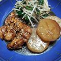 kurolabu428's cooksnap of when they made 鶏むね肉と大根の生姜焼き♪（ノンオイル）.