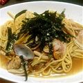 myoszk's cooksnap of when they made 黒胡椒バターソース＊あさりのスープスパ.