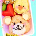 ウルトラマンゆうき's cooksnap of when they made スージーズー♪ブーフおにぎり＊キャラ弁.