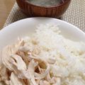 はちみい's cooksnap of when they made カオマンガイ（鶏肉のせ御飯）スープ付き.