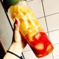 mirising's cooksnap of when they made デトックスウォーター いちご&オレンジ.