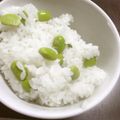 こじぴー's cooksnap of when they made ひとつまみのお塩で美味しい枝豆ごはん♪.
