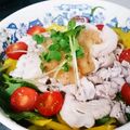 たすくμ's cooksnap of when they made ピリ辛☆さっぱりおろしの豚しゃぶサラダ.