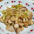 ♡ひぃちゃむ♡'s cooksnap of when they made 簡単☆鶏ももとネギの塩炒め.