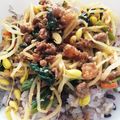 ナガヲ's cooksnap of when they made 水なし　簡単！！美味しい　ビビンバ丼.