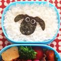 konkaz-mama's cooksnap of when they made ❀キャラ弁❀ひつじのショーン弁.