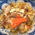 popet's cooksnap of when they made ☆簡単がっつり☆関西風すき焼き丼.