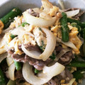 エッコさん's cooksnap of when they made 牛肉とアスパラのオイマヨ炒め.