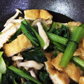 太の嫁's cooksnap of when they made 小松菜と油揚げの煮びたし.