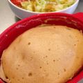 リラシャン's cooksnap of when they made レンジで♬はったい粉（きな粉）の蒸しパン.