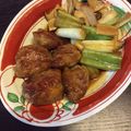 まぁーにゃ's cooksnap of when they made 豚コマで角煮風？照り焼き.