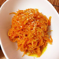 ikekioa's cooksnap of when they made 大根のつまと人参のつまのきんぴら.